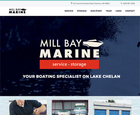 Mill Bay Marine web page