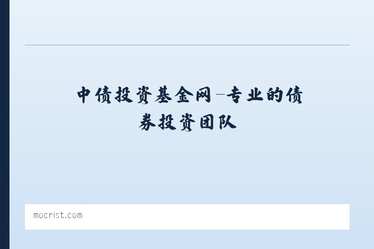 中债投资基金网-专业的债券投资团队 列表图